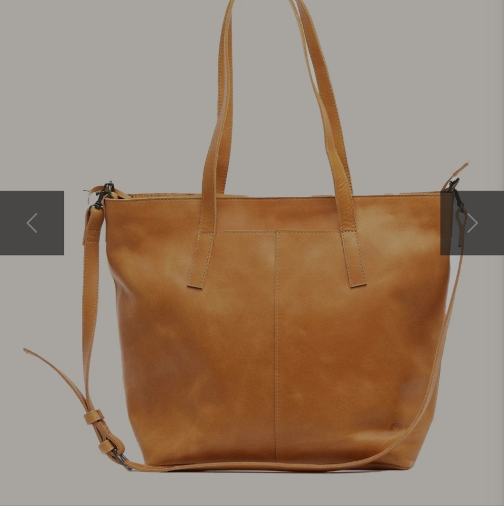 Abel Larger Leather Crossbody Tote